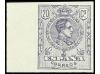 ** ESPAÑA. Ed. 290s. 20 céntimos violeta SIN DENTAR, borde d