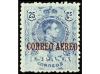 ** ESPAÑA. Ed. 294hr. 25 cts. azul. HABILITACIÓN EN ANVERSO 