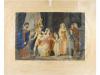 1830 ca. GRABADO. GEOSFFROY; CHASSELAT:. ATHALIE INTERROGE J