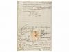 1642 y 1758. MANUSCRITO. (FIRMA REAL). DOCUMENTO SOBRE PAPEL