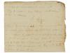 1890 ca. MANUSCRITO. VERDAGUER, JACINT:. CARTA DE AGRADECIMI