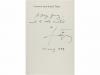 1988. LIBRO. (ARTE-AUTOGRAFO TAPIES). CATOIR, BARBRA:. CONVE