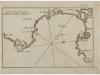 1700 ca. MAPA. (BAHIA DE ROSES). 2 CARTAS NAUTICAS DE LA BAH