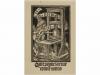 1910 ca. GRABADO. (EX-LIBRIS). VIOLA; CASALS Y VERNIS; RENAR