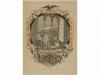 1910 ca. GRABADO. (EX-LIBRIS). RENART; CASALS Y VERNIS; FONT