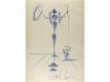 1957. ORIGINAL ARTÍSTICO. DALI, SALVDOR:. DIBUJO ORIGINAL DE
