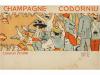 1900 ca. POSTALES. BRUNET, L.:. CHAMPAGNE CODORNIU. Rarísima