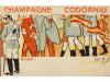 1900 ca. POSTALES. BRUNET, L.:. CHAMPAGNE CODORNIU. Rarísima