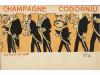 1900 ca. POSTALES. BRUNET, L.:. CHAMPAGNE CODORNIU. Rarísima