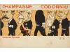 1900 ca. POSTALES. BRUNET, L.:. CHAMPAGNE CODORNIU. Rarísima
