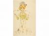 1900 ca. POSTALES. KIRCHNER:. MODERNE MÄDCHEN. Serie de 6 ca