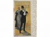 1900 ca. POSTALES. (PUBLICIDAD). PAPEL DE FUMAR ROCA. SERIE 