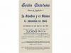 1913. PROGRAMA DE MANO. LA ALONDRA Y EL MILANO. Programa lib