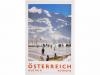 1980 ca. CARTEL. ÖSTERREICH, 4 CARTELES SKI. Conjunto de 4 c