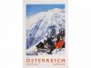 1980 ca. CARTEL. ÖSTERREICH, 4 CARTELES SKI. Conjunto de 4 c