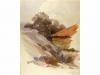 1906. ORIGINAL ARTÍSTICO. CONJUNTO DE DOS PAISAJES: RIBAS Y 