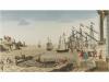 1750 ca. GRABADO. CONJUNTO DE 5 VISTAS ÓPTICAS. Grabados al 