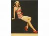 1940 ca. CARTEL. CONJUNTO DE 15 PIN-UPS. Diversos autores: V