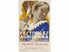 1935. CARTEL. MARTINEZ SURROCA:. FESTIVALES AURIGEMMA. EN EL