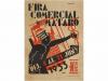 1933. CARTEL. MACH:. FIRA COMERCIAL DE MATARÓ. Grabado. 61 x