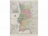 1762. MAPA. (PORTUGAL). CONJUNTO DE 2 MAPAS. Lote de 2 mapas