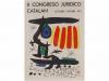 1980 ca. CARTEL. LOTE DE 4 CARTELES DE JOAN MIRÓ. Tres son l