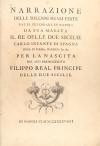 1749. LIBRO. (FESTEJOS REALES). NARRAZIONE DELLE SOLENNI REA