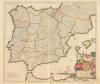 1690 ca. MAPA. (PENÍNSULA IBÉRICA). DANKERTS, IUSTINU,:. ACC