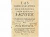 1716. LIBRO. (MISTICISMO). SAN AGUSTÍN:. LAS CONFESSIONES D