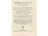 [1759]. LIBRO. (FARMACOPEA). VEGA, LEANDRO DE:. PHARMACOPEA 