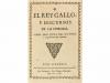 1694. LIBRO. (FILOSOFÍA). SANTOS, FRANCISCO:. EL REY GALLO. 