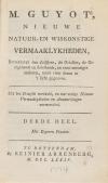 1774. LIBRO. (LITERATURA-CLÁSICOS). GUYOTS, M. NIEUWE NATUUR
