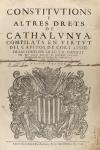 1704. LIBRO. (DERECHO-CATALUNYA). . CONSTITUTIONS Y ALTRES D