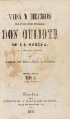 1845. LIBRO. (CERVANTINA). CERVANTES SAAVEDRA, MIGUEL DE:. V