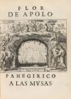 1665. LIBRO. (LITERATURA). BARRIOS, MIGUEL DE:. FLOR DE APOL