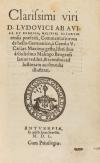 1550. LIBRO. (HISTORIA). LUDOVICI AD AVILA ET ZUNNIGA:. COMM
