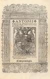 1546. LIBRO. (HUMANIDADES). HONCALAE, ANTONII:. INTERPRETATU