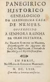 1669. LIBRO. (HISTORIA). RIBEYRO DE MACEDO, DUARTE:. PANEGIR