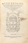 1569. LIBRO. (HISTORIA). NUNES DO LEAO, DUARTE:. LEIS EXTRAV
