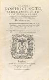 1559. LIBRO. (DERECHO). SOTO, DOMINGO DE:. DE JUSTITIA & JUR