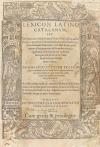 1561. LIBRO. (GRAMÁTICA). NEBRIJA, AELIO ANTONIO DE:. LEXICO