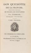 1799. LIBRO. (CERVANTINA). CERVANTES, MIGUEL DE:. DON QUICHO