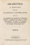 1814 ca. LIBRO. (LENGUA CATALANA). BALLOT Y TORRES, JOSEPH P