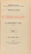 1886. LIBRO. (LENGUA-FILOLOGÍA). IGLESIA, ANTONIO DE LA:. EL