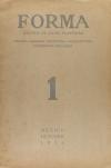 1926. REVISTA. FORMA. REVISTA DE ARTES PLÁSTICAS. México: Ed