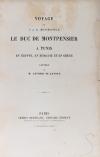 1860 ca. LIBRO. (VIAJES). LATOUR, ANTOINE DE:. VOYAGE DE S. 