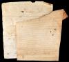 1545-1561. MANUSCRITO. (GERONA). LOTE DE DOS DOCUMENTOS MANU