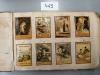 1880-1900. COLECCIONISMO. (CROMOS). LOTE DE 3 ÁLBUMES REPLET