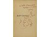 1922. LIBRO. (LITERATURA-AUTÓGRAFO). COCTEAU, JEAN:. LE SECR