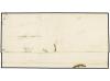 ✉ ESPAÑA. Ed. 12. 1852. 6 cuartos rojo, mat. PARRILLA al lad